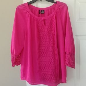 Hot pink new direction top